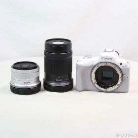 【中古】Canon(キヤノン) EOS R50 ダブルズームキット ホワイト 【262-ud】