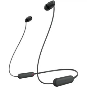 ソニー SONY WI-C100 B ブラック ワイヤレスステレオヘッドセット WIC100B