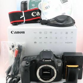 ★キヤノン CANON EOS 60D ボディ 元箱・充電器・説明書・ストラップ付★ W0414＃4736