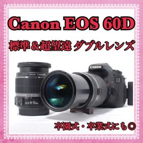 訳アリ特価✨Canon EOS 60D 超望遠Wレンズセット スマホ転送リーダー