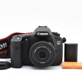 ■ 特上美品 ■ キヤノン Canon EOS 60D ボディ 《S数785回》＋ EF 40mm F2.8 STM レンズ デジタル 一眼レフ カメラ #A1011
