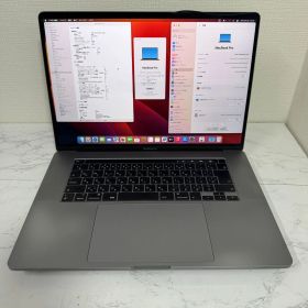 【良品】【初期不良1週間対応】MacBook Pro 16インチ 2019 / Core i7 / 32GB / 512GB