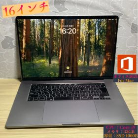 MacBook Pro 16インチ i9 32GB SSD 1TB 高性能 編集