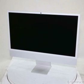 【中古】Apple(アップル) iMac 24-inch Late-2024 MWUU3J／A Apple M4 10コアCPU_10コアGPU 16GB SSD256GB シルバー 〔26.3 Tahoe〕 【262-ud】