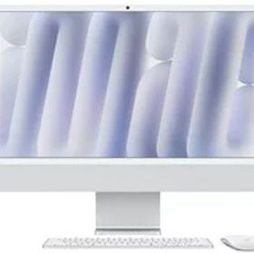 ★アップル / APPLE iMac 24インチ Retina 4.5Kディスプレイモデル M4チップ 8コアGPU 256GB SSD 16GBメモリ MWUC3J/A [シルバー]【Mac デスクトップ】【送料無料】