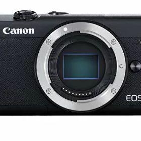 【中古】「非常に良い」Canon ミラーレス一眼カメラ EOS M200 ボディー ブラック EOSM200BK-BODY