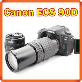 Canon EOS 90D 一眼レフカメラ スマホ転送 ダブルレンズセット