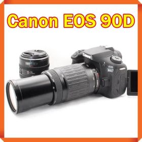 ✨ Canon EOS 90D 一眼レフ スマホ転送 キヤノン 望遠レンズセット