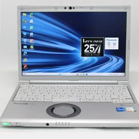 中古良品 フルHD対応WUXGA 12.1インチ Panasonic Let's Note CF-SV1RDLKS Windows11 卓越性能 第11世代Core i5-1145G7 16GB 爆速NVMe式256GB-SSD カメラ 無線Wi-Fi6 Office付き Win11【中古ノートパソコン 中古パソコン 中古PC】送料無料 あす楽対応 即日発送