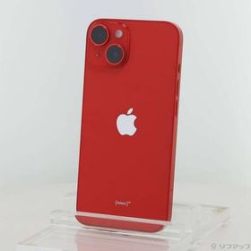 〔中古〕Apple(アップル) iPhone14 128GB プロダクトレッド MPV93J／A SIMフリー〔276-ud〕