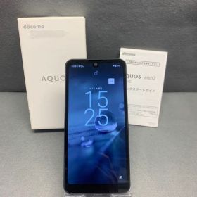 超美品 国内版 SIMフリー AQUOS wish2 64GB チャコール色