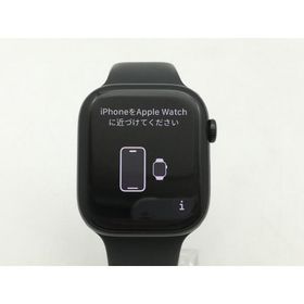 【中古】Apple Watch Series10 46mm GPS ジェットブラックアルミニウムケース/ブラックスポーツバンド (M/L) MWWQ3J/A【三宮センター】保証期間１ヶ月
