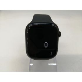 【中古】Apple Apple Watch Series10 46mm GPS ジェットブラックアルミニウムケース/ブラックスポーツバンド (S/M) MWWP3J/A【札幌】保証期間１ヶ月【ランクB】