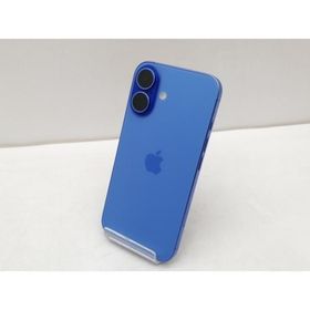 【中古】Apple docomo 【SIMフリー】 iPhone 16 128GB ウルトラマリン MYDU3J/A【仙台イービーンズ】保証期間１ヶ月【ランクB】