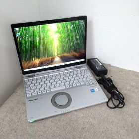 【送料無料】Panasonic CF-QV1 / 稼働2560h / 2in1 / I5-1145G7 / 16GB / SSD256GB / Win11 / タッチ / LTE / カメラ内蔵 / 12型 / NB402