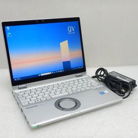【中古】Panasonic Let's note CF-QV1RFAVS 第11世代 Core i5 1145G7 メモリ16GB SSD256GB 12インチ WQXGA+ タッチパネル Windows11 Pro LTE 2in1 ノートパソコン 002