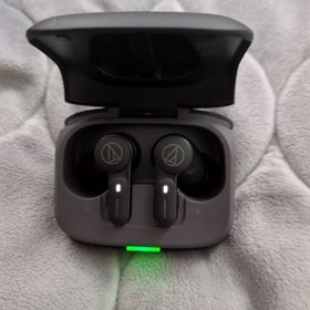 オーディオテクニカ(audio-technica)のaudio-technica ワイヤレスイヤホン ATH-TWX7 BK(ヘッドフォン/イヤフォン)
