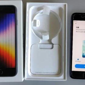 iPhone SE 第3世代 64GB バッテリー90% ミッドナイト