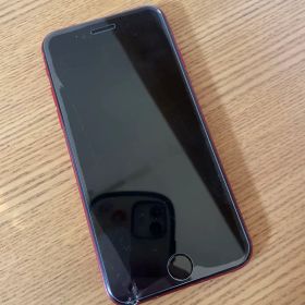 Apple iPhone SE (第3世代)128GB レッド 画面傷あり