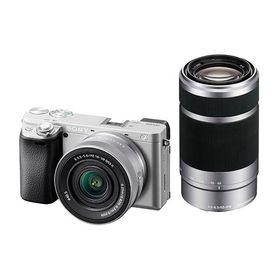 SONY α6400 ILCE-6400X ダブルズームレンズキット [シルバー]【お取り寄せ商品（３週間から４週間程度での入荷、発送）】（2100000017827）