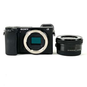 ソニー SONY α6400 パワーズームレンズキット ILCE-6400L ブラック デジタル ミラーレス 一眼カメラ 中古