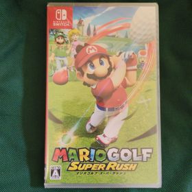 ニンテンドウ(任天堂)の【新品未開封】マリオゴルフ スーパーラッシュ Switch 当日発送 ぴずびい(家庭用ゲームソフト)