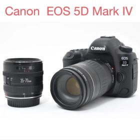 一眼レフカメラCanon EOS 5D Mark IV標準&望遠レンズセット