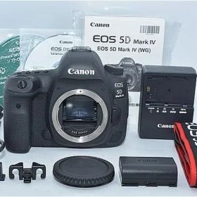 701★新品級・ショット数4643回★Canon デジタル一眼レフカメラ EOS 5D Mark IV ボディー EOS5DMK4