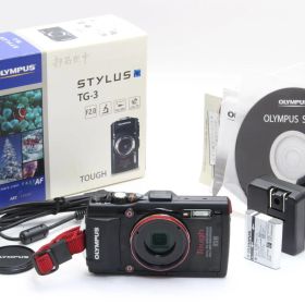 AB+ (良品) OLYMPUS オリンパス STYLUS TOUGH TG-3 ブラック 初期不良返品無料 4-57