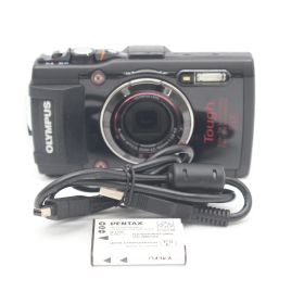 【良品】OLYMPUS オリンパス STYLUS TG-4 Tough ブラック JS129-02027