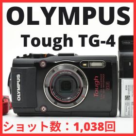 D18[7573]6 オリンパス OLYMPUS Tough TG-4 ブラック 【ショット数 1,038回】