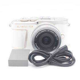 オリンパス(OLYMPUS)のOLYMPUS PEN E-PL10 レンズキット(14-42) ホワイト(ミラーレス一眼)