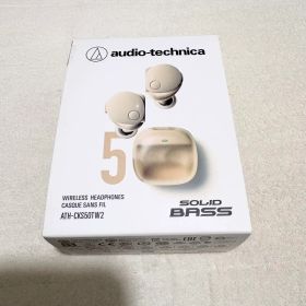 "最強BASS" オーディオテクニカ ATH-CKS50TW2 ベージュ