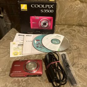 【ジャンク】Nikon COOLPIX S3500 デジタルカメラ ピンク