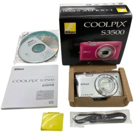 186000 Nikon ニコン COOLPIX S3500 シルバー 箱付き 説明書付き