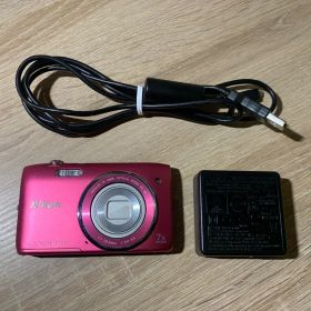 9237 Nikon COOLPIX S3500 ピンク デジカメ ジャンク品