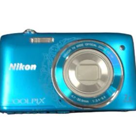 C982 Nikon デジタルカメラ COOLPIX S3500 光学7倍ズーム 有効画素数 2005万画素 オリエンタルブルー S3500DBL