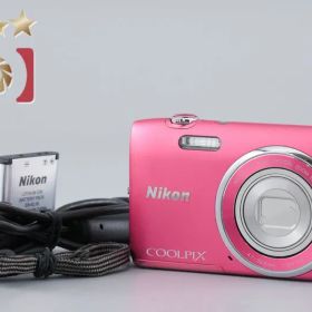 【中古】Nikon ニコン COOLPIX S3500 ストロベリーピンク コンパクトデジタルカメラ