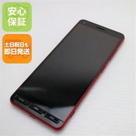 美品 A001KC Y!mobile かんたんスマホ2 レッド スマホ 白ロム 土日祝発送OK 03000