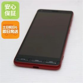 新品同様 A001KC Y!mobile かんたんスマホ2 レッド スマホ 白ロム 土日祝発送OK 06000