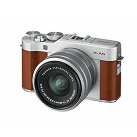 【中古】「非常に良い」FUJIFILM ミラーレス一眼カメラ X-A5レンズキット ブラウン X-A5LK-BW(ミラーレス一眼)