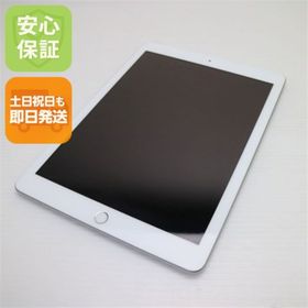 アップル(Apple)の超美品 SIMフリー iPad6 第6世代 Wi-Fi+Cellular セルラー 32GB シルバー M999(タブレット)