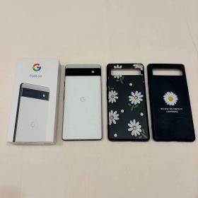 Google Pixel 6a ホワイト ケース付き