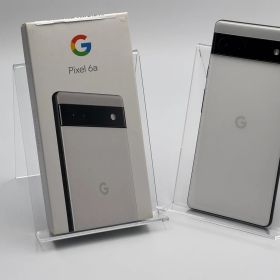 【箱付き中古C】Google Pixel 6a 128GB Chalk SIMフリー 白ロム
