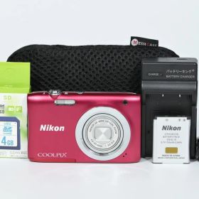 【美品】 ニコン Nikon COOLPIX A100 レッド