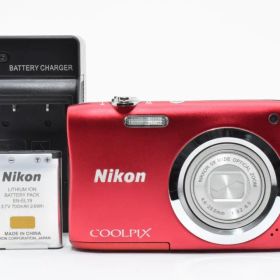 ニコン COOLPIX A100 コンパクトデジタルカメラ レッド Nikon