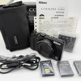 【ほぼ新品】Nikon COOLPIX A900 ブラック 豪華オマケ付 ニコン