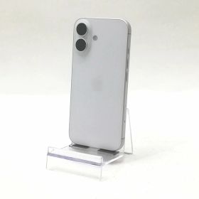 【中古品】Apple(アップル) iPhone 16 / 2024 / 128GB / ホワイト / 国内版SIMフリー / ランク:D / MYDR3J/A / A3286 【中古品管理番号:40510】