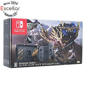 ニンテンドースイッチ(Nintendo Switch)の任天堂 Nintendo Switch モンスターハンターライズ スペシャルエディション HAD-S-KGAGL Joy-Conなし 元箱あり(家庭用ゲーム機本体)