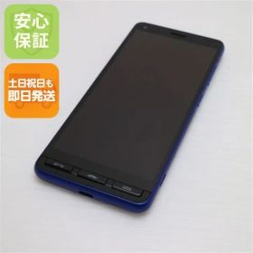 新品同様 かんたんスマホ2＋ A201KC ブルー スマホ 白ロム 土日祝発送OK 03000
